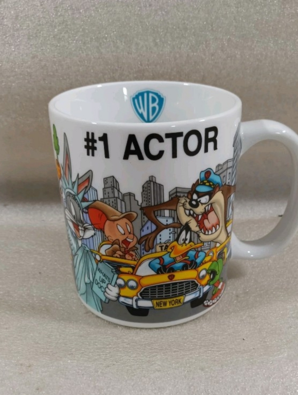 New York City Marvin The Martian 1997 Warner Bros Coffee Mug Looney Tunes